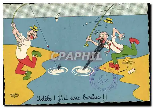 Cartes postales moderne Humour Adele j&#39ai une barbue