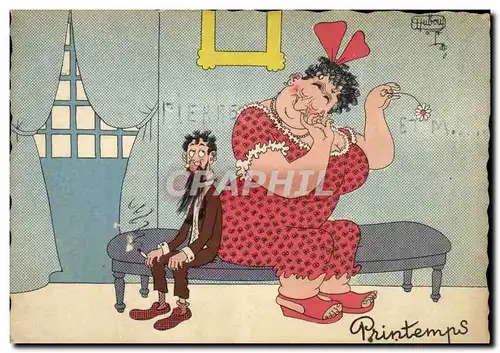 Cartes postales moderne Humour Printemps