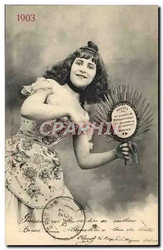 Cartes postales Fantaisie Femme Annee 1903