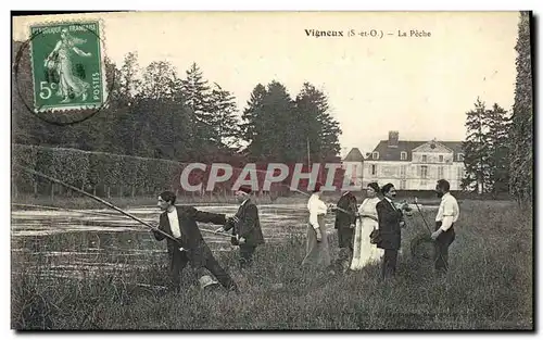 Ansichtskarte AK Peche Pecheur Vigneux la peche