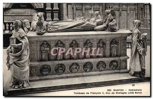 Cartes postales Nantes Cathedrale Tombeau de Francois II Duc de Bretagne
