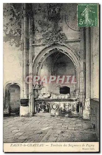 Cartes postales Pagny le Chateau Tombeau des seigneurs de Pagny