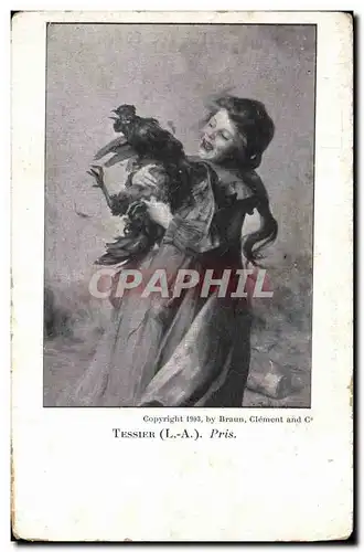 Cartes postales Coq Poule Tessier Pris