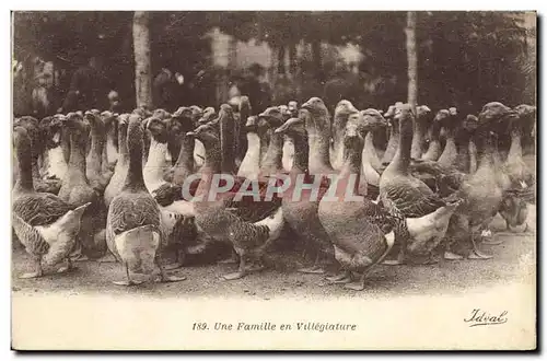 Ansichtskarte AK Oies Une famille en villegiature