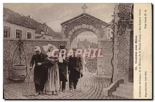 Cartes postales Sante Militaria Comme une mere