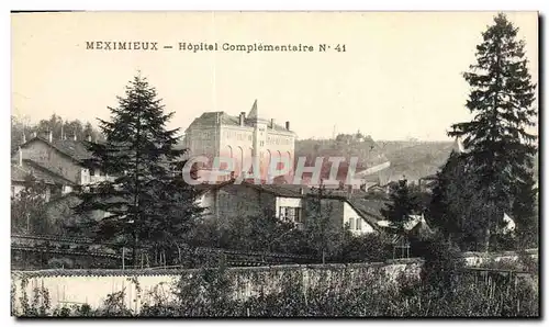 Cartes postales Sante Militaria Meximieux Hopital complementaire 41