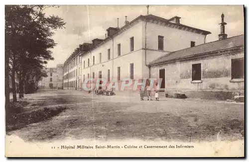 Cartes postales Sante Militaria Hopital militaire Saint Martin Cuisine et casernement des infirmiers