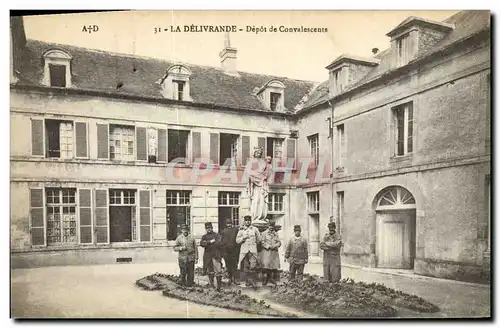 Cartes postales Sante Militaria La Delivrande Depot de convalescents