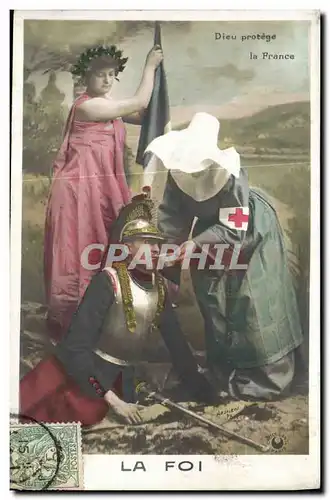 Cartes postales Sante Militaria Infirmiere Croix Rouge