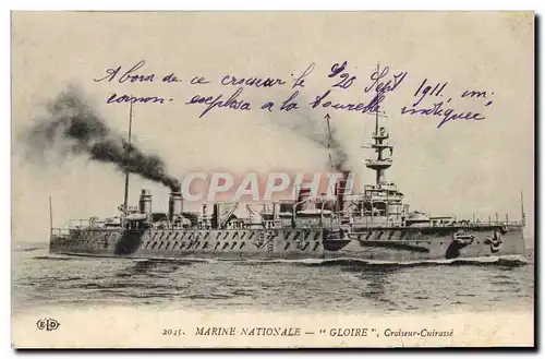 Cartes postales Bateau Gaulois Cuirasse d'escadre
