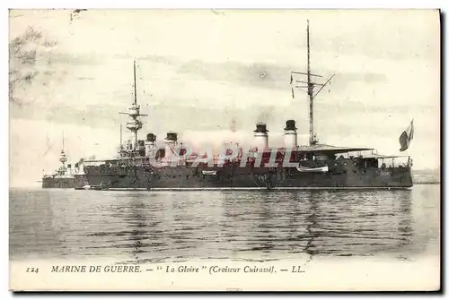 Cartes postales Bateau Le Croiseur Cuirasse Gloire