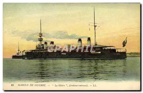 Ansichtskarte AK Bateau Calais Croiseur Cuirasse La Gloire