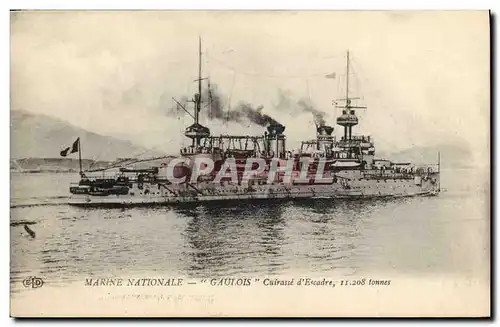 Cartes postales Bateau La Gloire Cuirasse d'escadre a tourelles