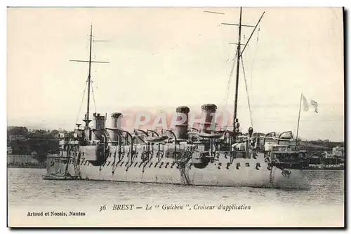 Ansichtskarte AK Bateau Gaulois Cuirasse d&#39escadre