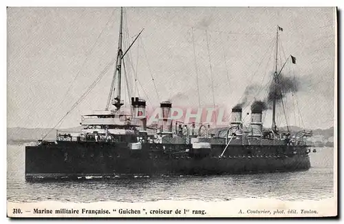 Cartes postales Bateau Brest Le Guichen Croiseur d'application