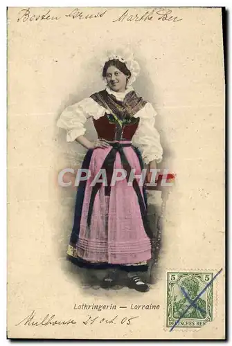 Cartes postales Folklore Lorraine