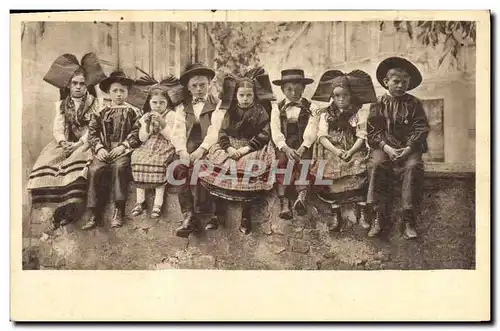 Ansichtskarte AK Folklore Alsace Enfants