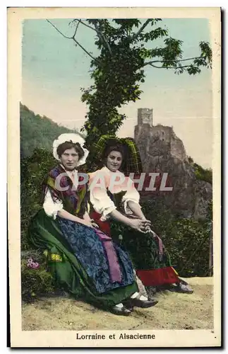 Cartes postales Folklore Alsace Lorraine et Alsacienne