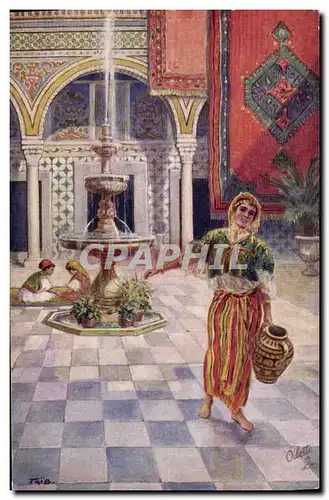 Cartes postales Orientalisme Danseuse