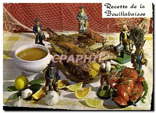 Cartes postales moderne Recette de la Bouillabaisse