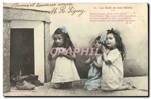 Cartes postales Fantaisie Enfants Le Noel de nos bebes