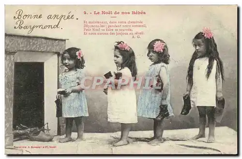 Cartes postales Fantaisie Enfants Le Noel de nos bebes