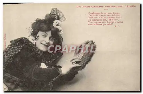 Cartes postales Fantaisie Femme Les petits cadeaux entretiennent l&#39amitie