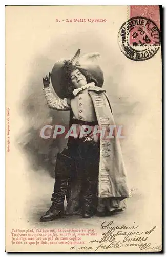 Cartes postales Fantaisie Enfant Le petit Cyrano