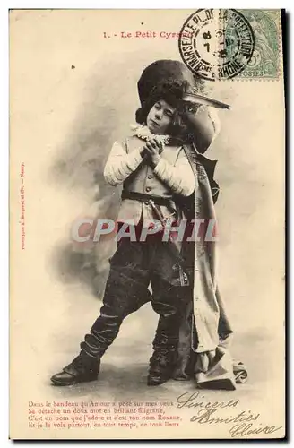 Cartes postales Fantaisie Enfant Le petit Cyrano