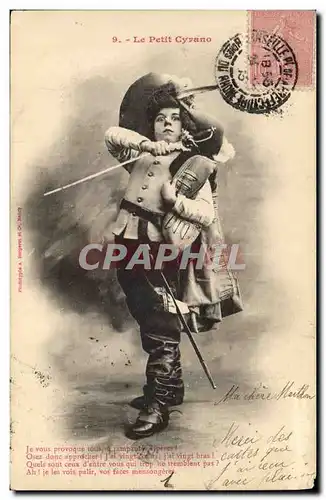 Cartes postales Fantaisie Enfant Le petit Cyrano