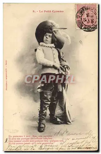 Cartes postales Fantaisie Enfant Le petit Cyrano