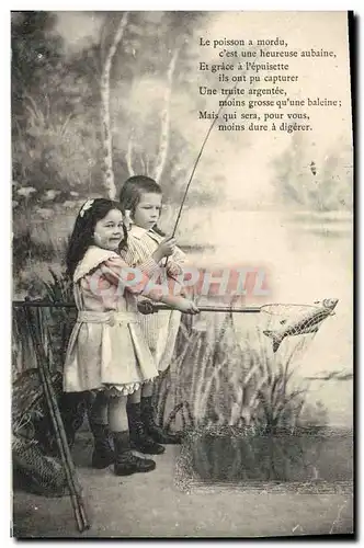 Ansichtskarte AK Peche Pecheur Enfants