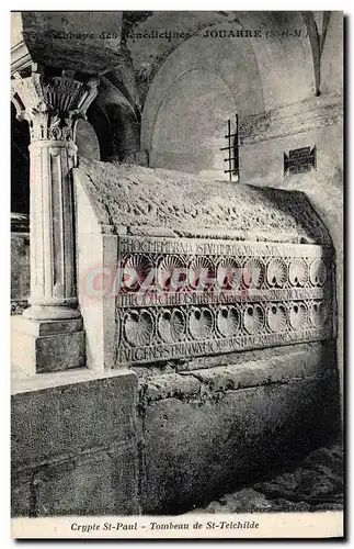 Cartes postales Crypte St paul Tombeau de St Telchide