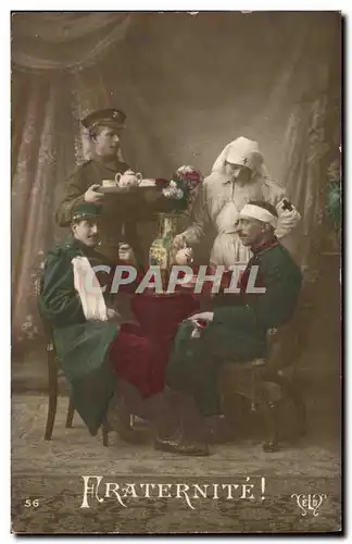 Cartes postales Sante Militaria Infirmiere Fraternite