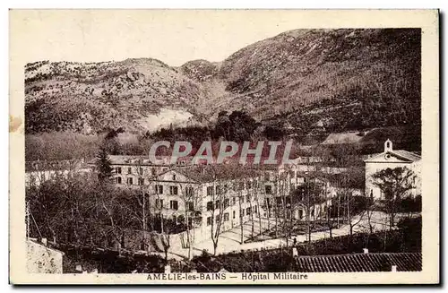 Cartes postales Sante Militaria Amelie les Bains Hopital militaire