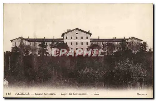 Cartes postales Sante Militaria Valence Grand seminaire Depot des Convalescents