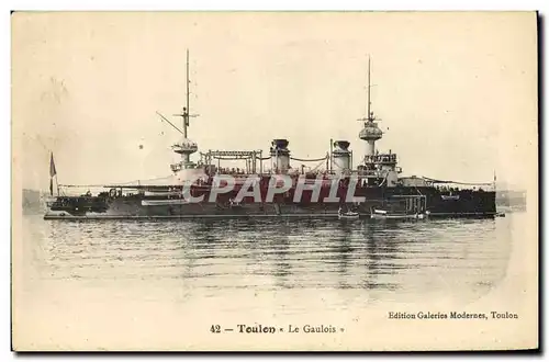 Cartes postales Bateau Toulon Le Gaulois