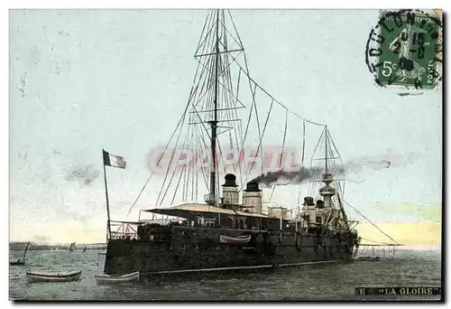 Cartes postales Bateau La Gloire