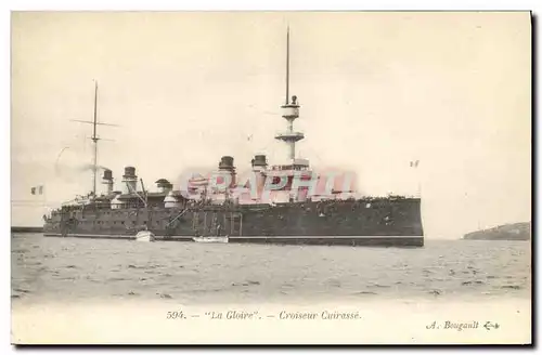 Cartes postales Bateau La Gloire Croiseur cuirasse