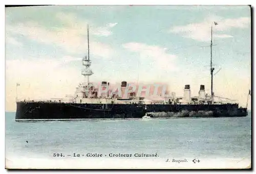 Ansichtskarte AK Bateau La Gloire Croiseur cuirasse