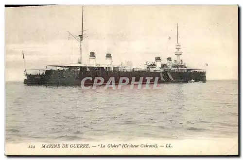 Cartes postales Bateau La Gloire Croiseur Cuirasse