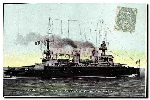 Ansichtskarte AK Bateau Le Gaulois Cuirasse de 1er classe