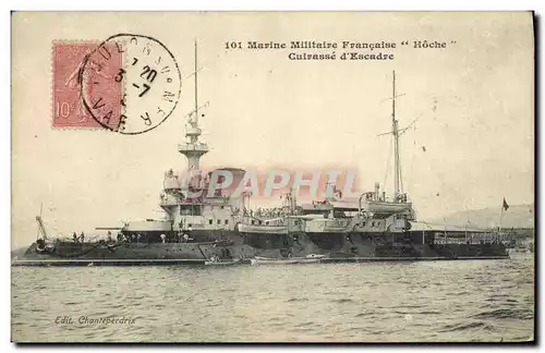 Cartes postales Bateau Hoche Cuirasse d'escadre