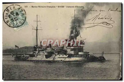 Cartes postales Bateau Hoche Cuirasse d'escadre