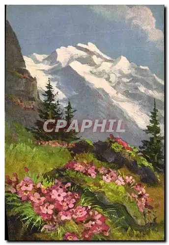 Ansichtskarte AK Fantaisie Illustrateur Alpages