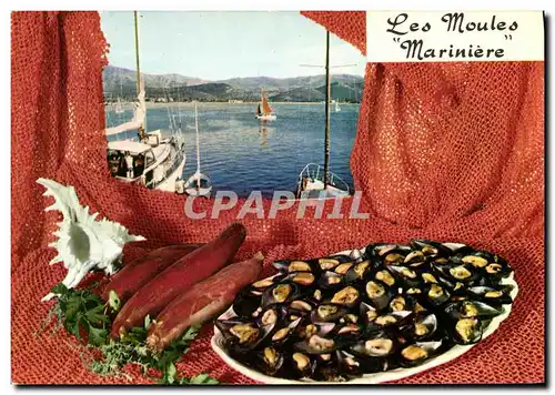 Cartes postales moderne Les moules marinieres