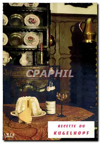 Cartes postales moderne Recette du Kugelhopf