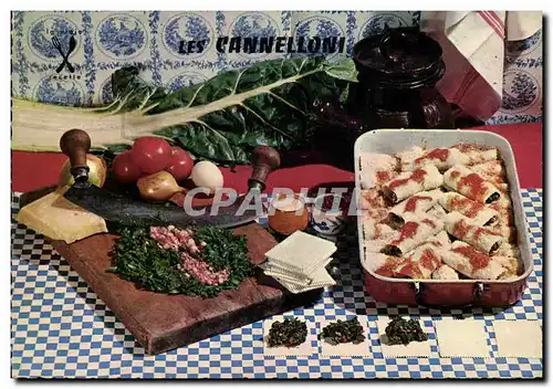 Cartes postales moderne Les Cannelloni