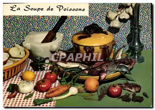 Cartes postales moderne La soupe de poissons