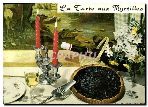 Cartes postales moderne La tarte aux myrtilles